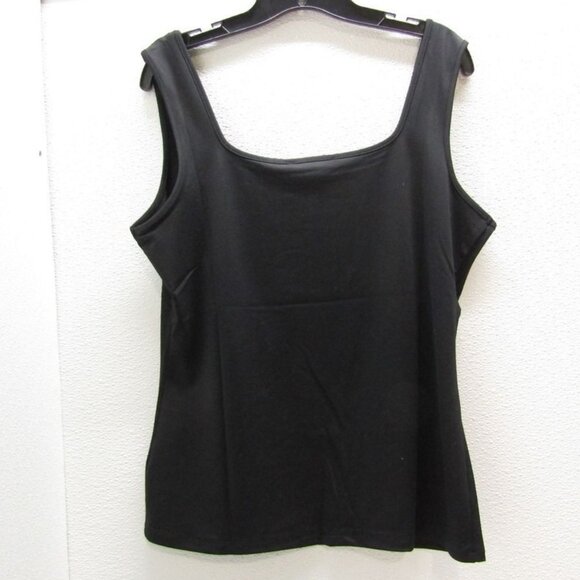Anne Fontaine Women’s Lady Wide Strap Stretch Camisole – Black – Size 14 / IT 46 - Picture 1 of 1